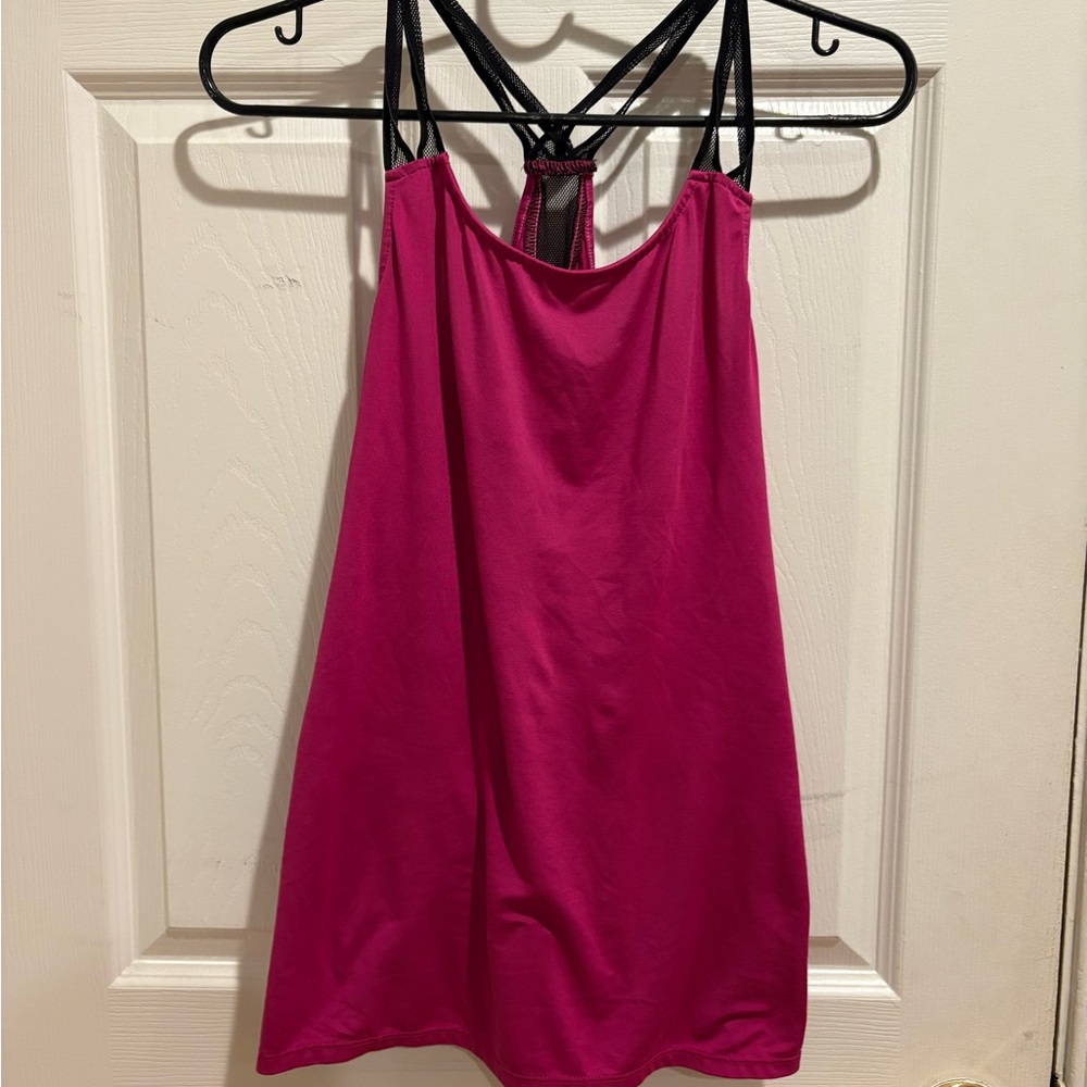 Women's Pink Sleeveless Top
